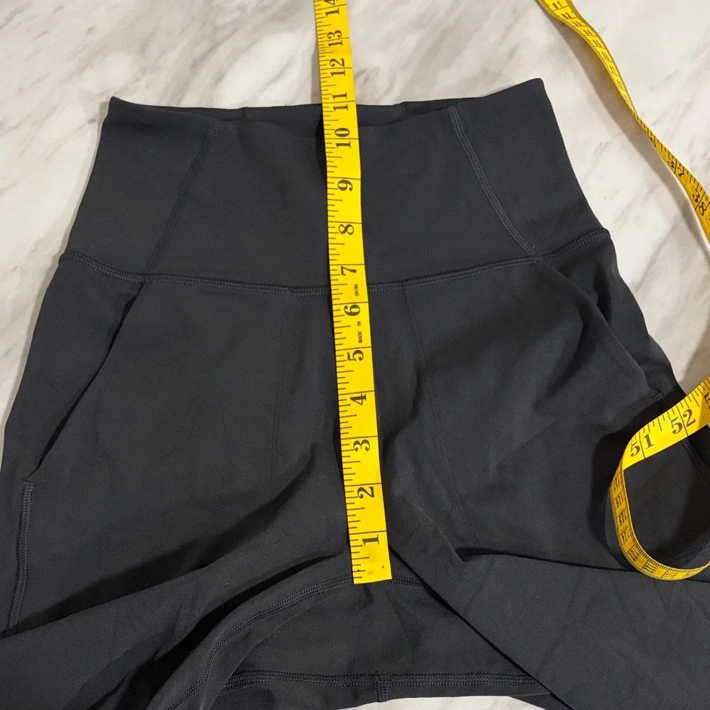 Lululemon Align Wide Leg Crop 23 High Rise Nulu Pants Black Size 2